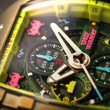 Nubeo Magellan Chronograph Space Invaders Green Stainless Steel Band
Limited Edition Watch