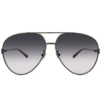 Gucci Ruthenium Frame / Gray Lens Sunglasses