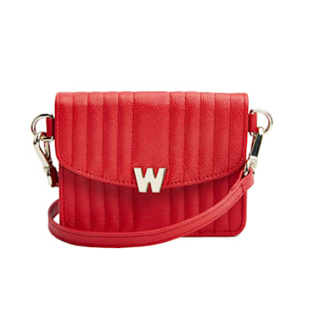Mimi Red Mini Bag with Wristlet