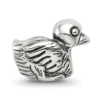 Sterling Silver Kids Duck Bead