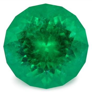 Panjshir Valley Emerald 13.3mm Round 8.83ct