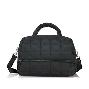 GO Dash Dot Puffle Handbag in Black