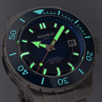 Schild Hermann Swiss Automatic Blue Dial White Stainless Steel Band
Limited Edition Watch