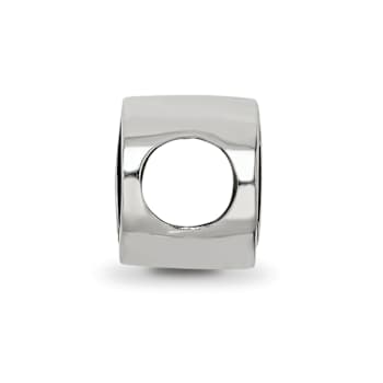 Sterling Silver LogoArt Kappa Delta Oval Greek Letters Bead