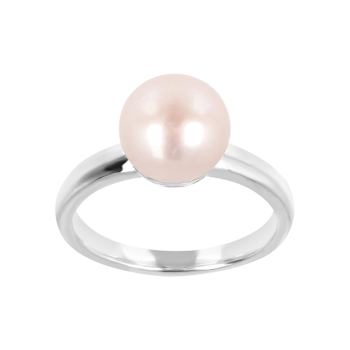 Blush Freshwater Pearl Ring In Sterling Silver