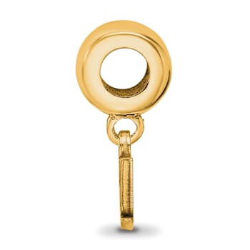 14K Yellow Gold Over Sterling Silver LogoArt Eastern Kentucky University
Extra Small Dangle Bead