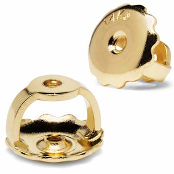 White Cubic Zirconia 14k Yellow Gold Studs With Velvet Gift Box 0.50ctw