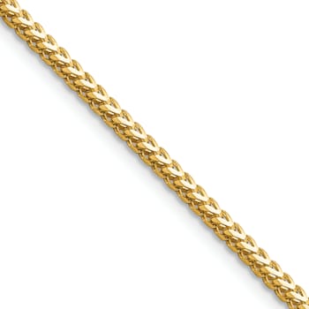 14K Yellow Gold 2mm Franco Chain Necklace