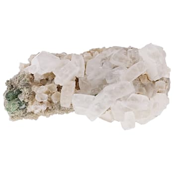 Demantoid and Calcite in Matrix Mineral Specimen