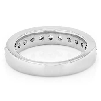 Lab-Grown Diamond Band Ring In Sterling Silver 1.00ctw