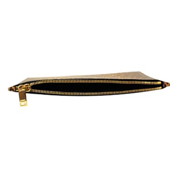 Saint Laurent Leopard Printed Calfskin Leather Medium Pouch