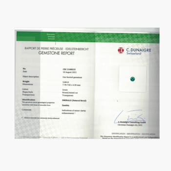 Emerald 7.8mm Round 1.44ct