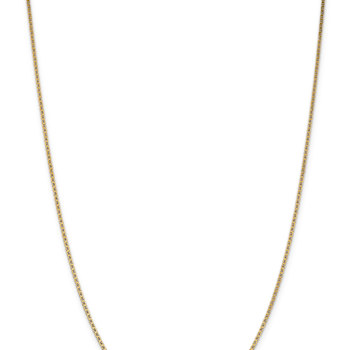 14k Yellow Gold 1.5mm Mariner Link Chain 22 inch
