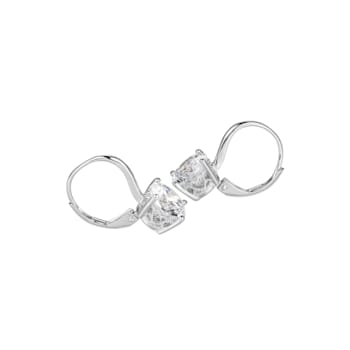 White Cubic Zirconia Platineve Earrings 5.94ctw
