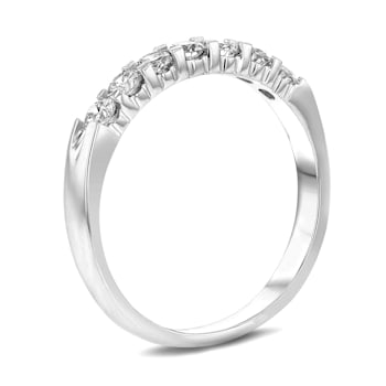 0.50cttw 7 Stone Diamond Band Ring in 14k White Gold