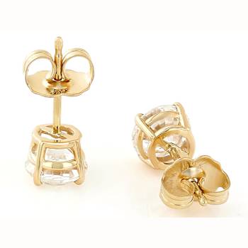 Lab-Grown Diamond Stud Earrings In 14K Gold 1.50ctw