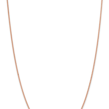 14k Rose Gold 1.7mm Solid Polished Spiga 20 Inch Chain