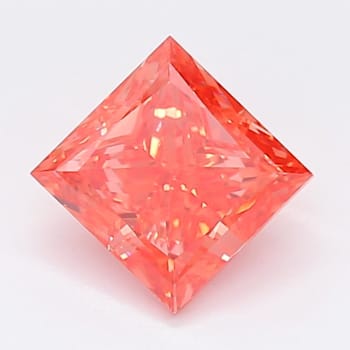 1.99ct Vivid Pink Princess Cut Lab-Grown Diamond VS1 Clarity IGI Certified