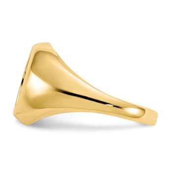 10K Yellow Gold Onyx Men's Ring