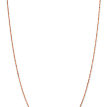 14k Rose Gold 1.7mm Solid Polished Spiga Chain
