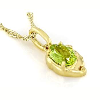Peridot Virgo Birthstone Pendant