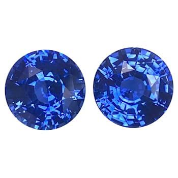 Sapphire 8.8mm Round Matched Pair 7.2ctw