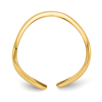 14K Yellow Gold Polished Toe Ring
