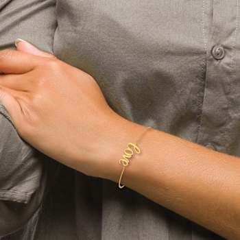 10k Yellow Gold Polished LOVE Bracelet