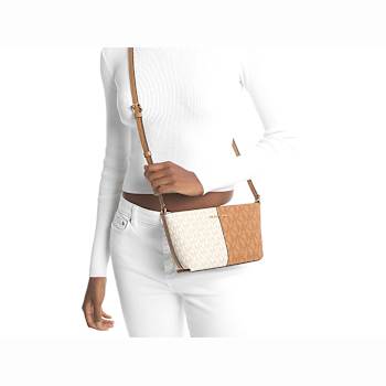 Michael Kors Jet Set Small Travel Crossbody Handbag in Deer Multi