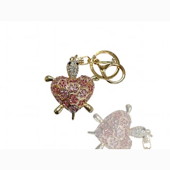 Rose Frantz ♥ Pearl & Chain Keyring /追跡付 2025 Sweet Pearl Bow Keychain – Y2K Heart Pendant Accessory
