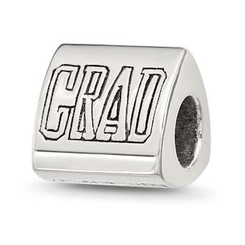 Sterling Silver Polished 2026 Graduation Bead