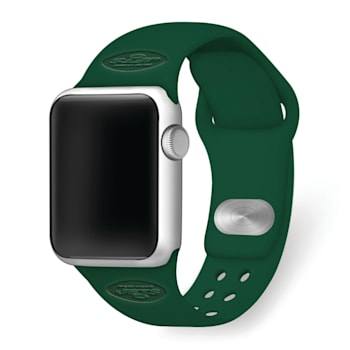 Gametime New York Jets Debossed Silicone Apple Watch Band (38/40mm M/L).
Watch not included.