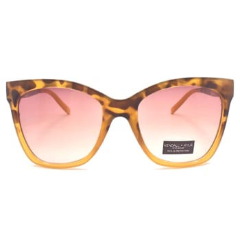 Kendall + Kylie Light Brown Tortoise Frame/ Brown Gradient Lenses Sunglasses