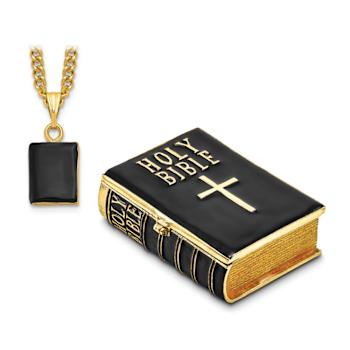 DEVOTION Black Bible Trinket Box