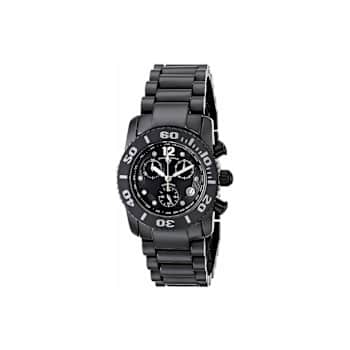 Swiss Legend Women's Commander Black Ceramic Band Watch
