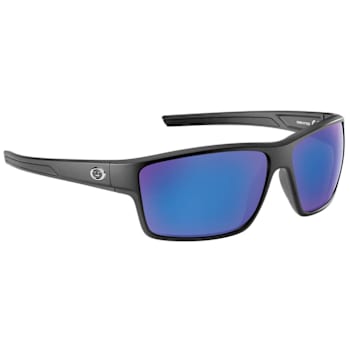 Flying Fisherman Mojarra Polarized Sunglasses Matte Black Frame/Smoke
Blue Mirror Lens
