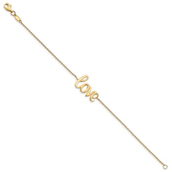 10k Yellow Gold Polished LOVE Bracelet