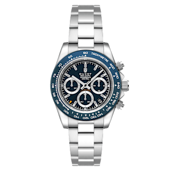 Duxot Accelero Blue Dial Blue Bezel White Stainless Steel Band
Chronograph Watch