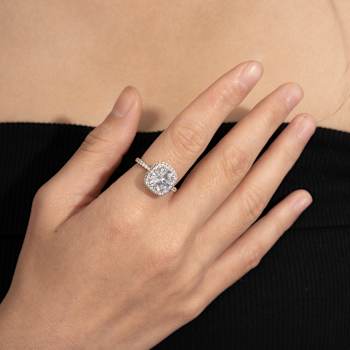 White Cubic Zirconia Platinum Over Sterling Silver Ring 4.68ctw
