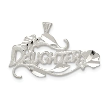Sterling Silver Daughter Charm