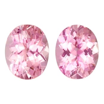 Pink Tourmaline 11x8.8mm Oval Matched Pair 7.06ctw