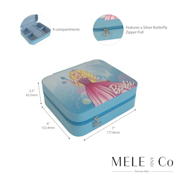 Mele and Co Barbie Butterfly Jewelry Box