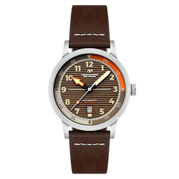 Dominatore Del Mare Camogli Brown Dial White Bezel Brown Stainless Steel
Band Automatic Watch