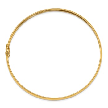 14K Yellow Gold Polished Flexible Bangle