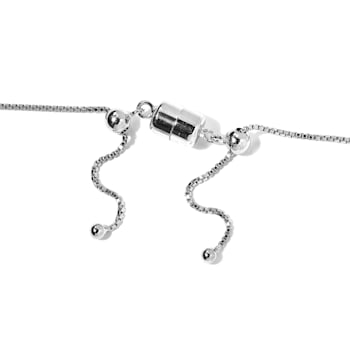 Sterling Silver Mixed Grandidierite and White Zircon Necklace 2.76ctw