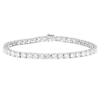 Classic CZ Tennis Bracelet In Sterling Silver