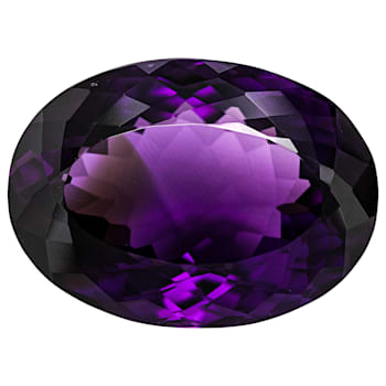 Amethyst 32.44x23.66mm Oval 76.89ct
