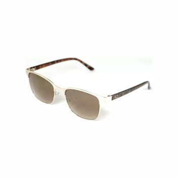 OSCAR by Oscar de la Renta Gold Tone Cat Eye Frame / Brown Gradient
Lenses Sunglasses