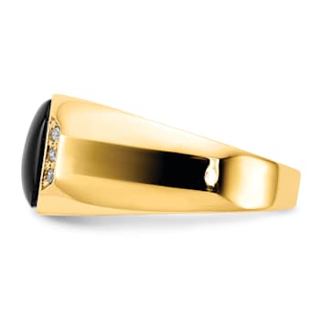 10K Yellow Gold AA Diamond Ring