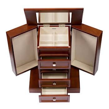 Mele and Co Thea Wooden Jewelry Box